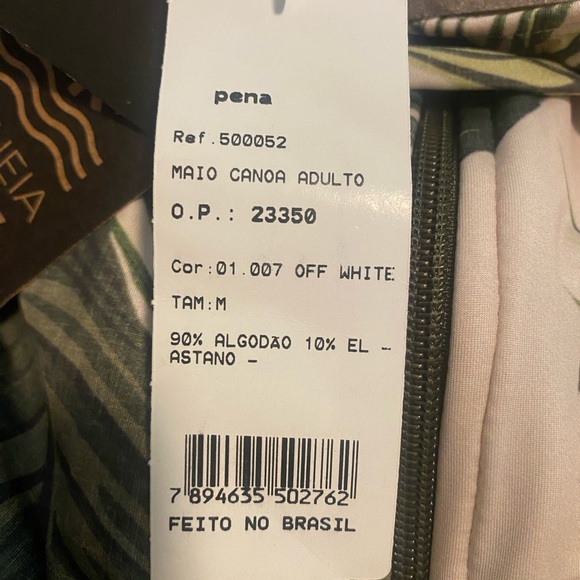 PEÑA life Womens one piece swim suit. Made in Brazil. New with tags! - Picture 3 of 13